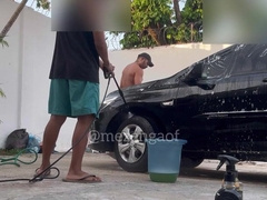 BrunoM car wash fuck