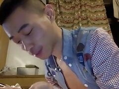 Asian 106 - Cute cum eater