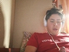 Meaty spunk-pump wanking and jizz munching