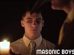 CARNAL PLUS - MasonicBoys DILF aged Matthew Figata licks asshole and pounds twunk apprentice