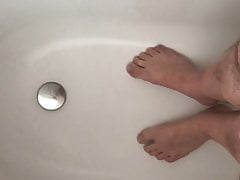 Piss on feet