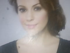 Cum on Alyssa milano