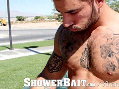 showerBait Basketball Athletes drill In The Shower