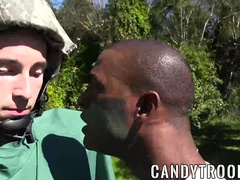 Major toughens his men with some sweet hardcore ass drilling