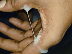Hot juicy Indian Desi shaved black cock cumming vaish ksh