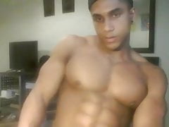 Hot 19yo muscle god cums huge