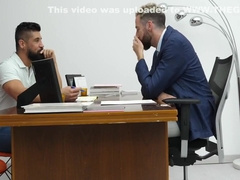 Willing To Do Anything To Get A Raise 10 Min With Hung Valencia, Justin Jett And Gay Porn