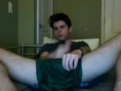 Cute Guy Flashes Cock on Webcam 6