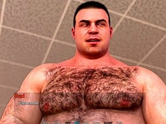 Amateur gay hunk with a big cock gives a wild ride to a young twink