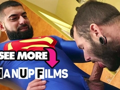 Packing Superman's Retired Ass Hole by ManUpFilms