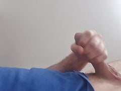 Jerking off in bed