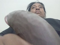 jamespower shows off his big black cock