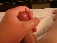 Big dick with cock ring firing off huge cum load