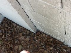 Pissing outside