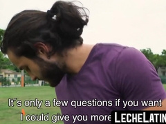 LecheLatinos.com - Latino athlete's gay transformation after a raw fuck and facial