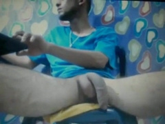 huge cock latin shoots a heavy cum load 9