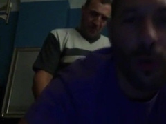 hot strong daddy fucks his buddy