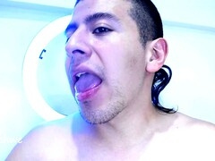 Youthful, latino twink, webcam
