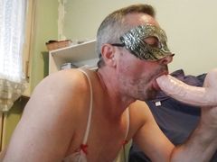 Crossdresser gay dildo deepthroat