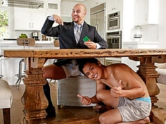 Eli Hunter and Max Blairwood in a really silly fuck scene