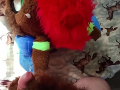 Jizz on fursuit until downright facialed