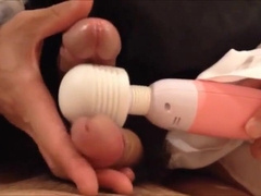 2 Asian Crossdressers Play with Sex Toys and Cum Hard