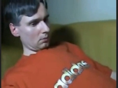 Horny adidas stud wanking off in sports camp dormitory bedroom
