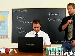 School teachers Cameron Kincade and Bobby Clark anal fuck