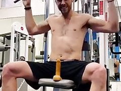 Fit jock boy fucks himself