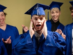 Graduate bang scene with Leo Levine, Jake Preston, etc.