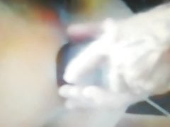 Macarena, inserting a bottle of water into my ass