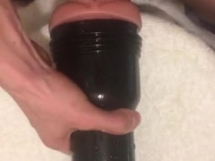 Uncircumcised Fleshlight Smash with Jizz Flow