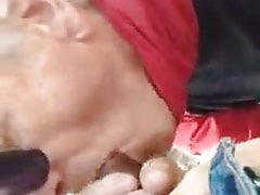 White Grandpa Sucking My Dick
