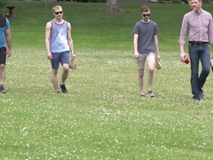 Young Batty Boys Bootie Boned In Mischievous Four Way