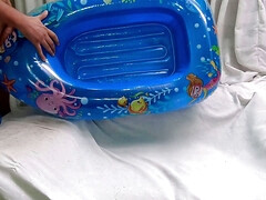 Fucking inflatable boat