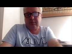 perfect grandpa wanking and cumming