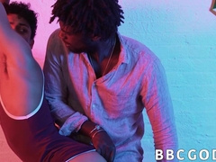 Gay stud Marco Labronx throatfucked by BBC Devin Trez