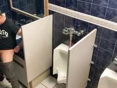 In the men's room at the restaraunt