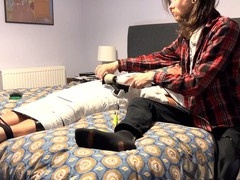 Massager, gay fetish, fat bear