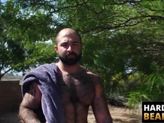 HardcoreBears.com - Voluptuous bear pumps raw cock deep and hard into eager asshole