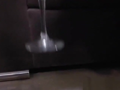 Businessmen enjoy champagne before sloppy blowjobs and anal