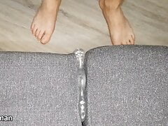 I'm fucking an artificial vagina tucked away in the couch - SoloXman