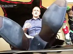 Worship boss feet  and see what happens to you
