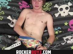Rocker Boyz - Ginormous Uncircumcised English Fellow Milks Off