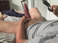 Trunk pumping sesh to a enormous nine inches