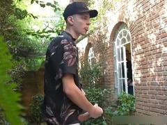 They Started Outside And Cumms On Bed Boys Porn