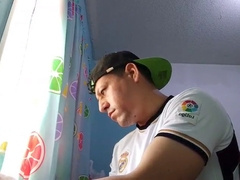 Alone in my room and overflowing with naughty desires, I pleasure myself with whatever crosses my mind