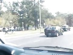 Lucky hitchhiker is picked up for gay sex in the back of a van