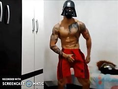 Live darth vader jerking in cam