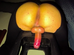 Phat arse femboy thinking like railing